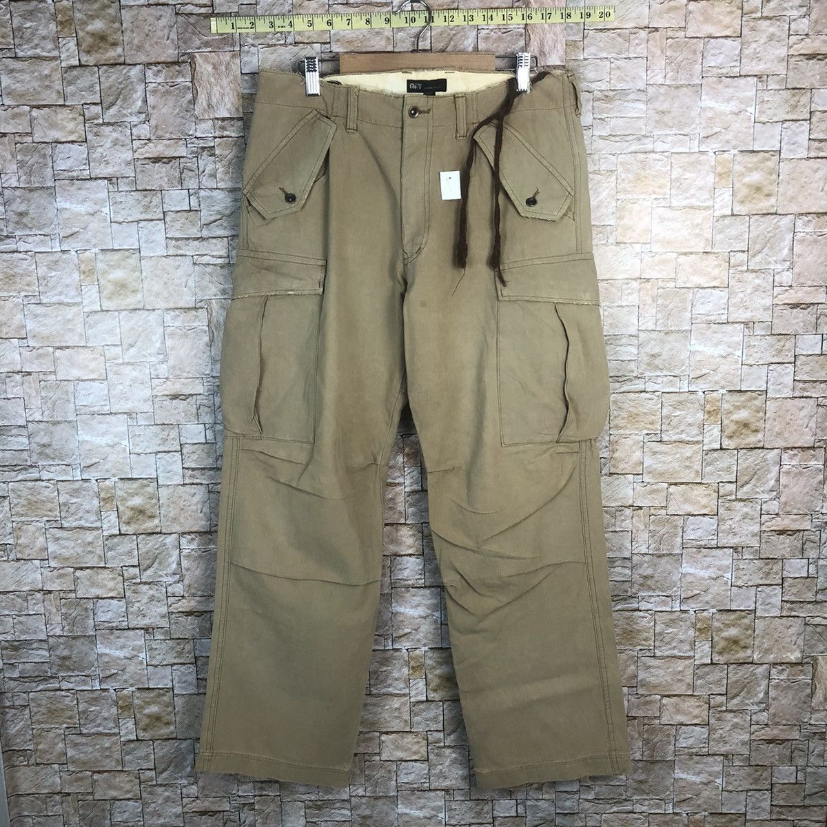 Japanese Brand CnCv Brown Cargo utility tactical Multipocket Pants #A747 Size US 31 - 1 Thumbnail