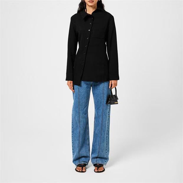 Jacquemus o1g2r1mq1024 Shirt in Black Size XS / US 0-2 / IT 36-38 - 6 Thumbnail