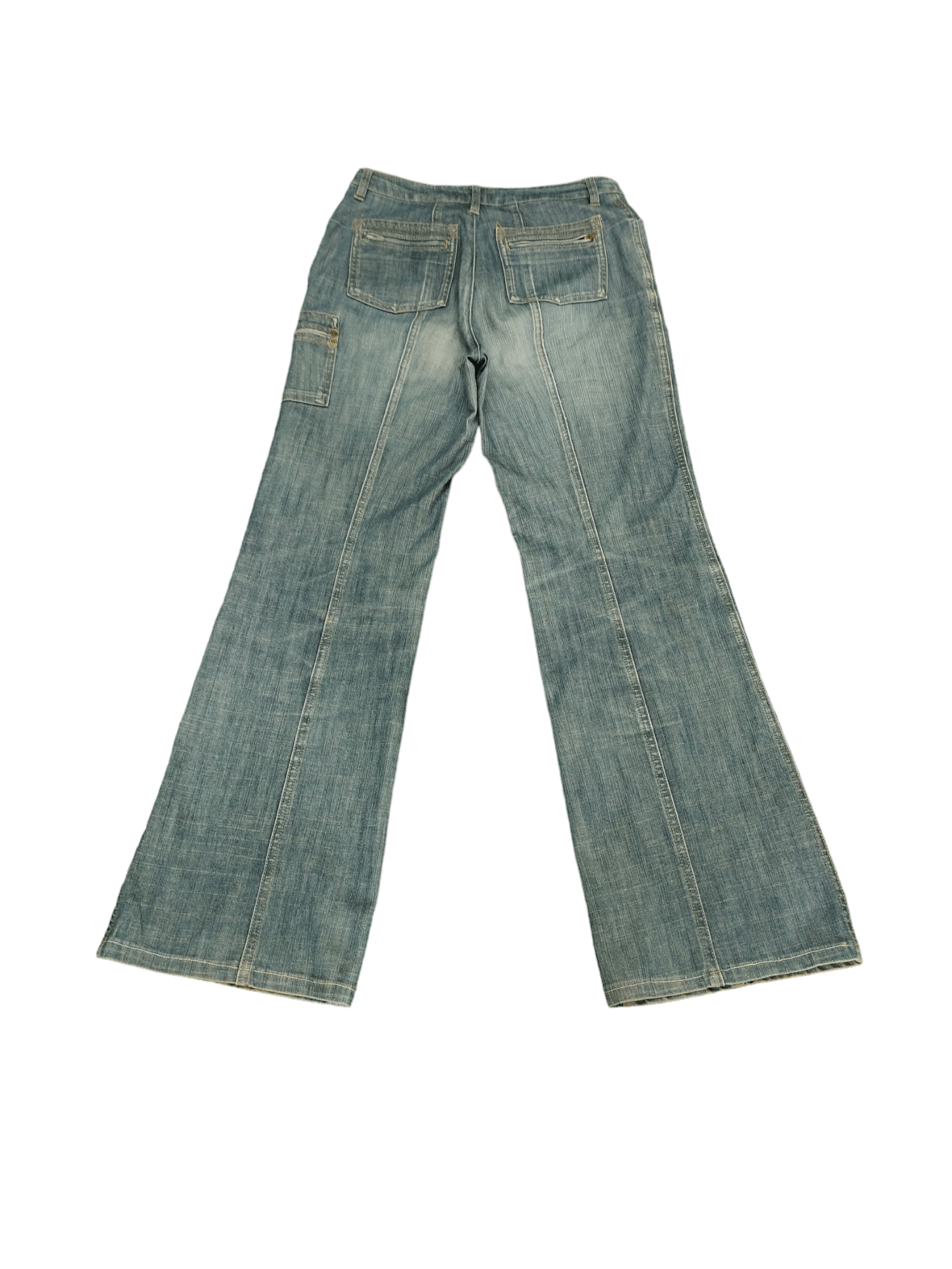 If Six Was Nine Flare Jeans Fontana Grande Denim Boot Cut Ifsixwasnine Y2k Size US 29 - 11 Thumbnail