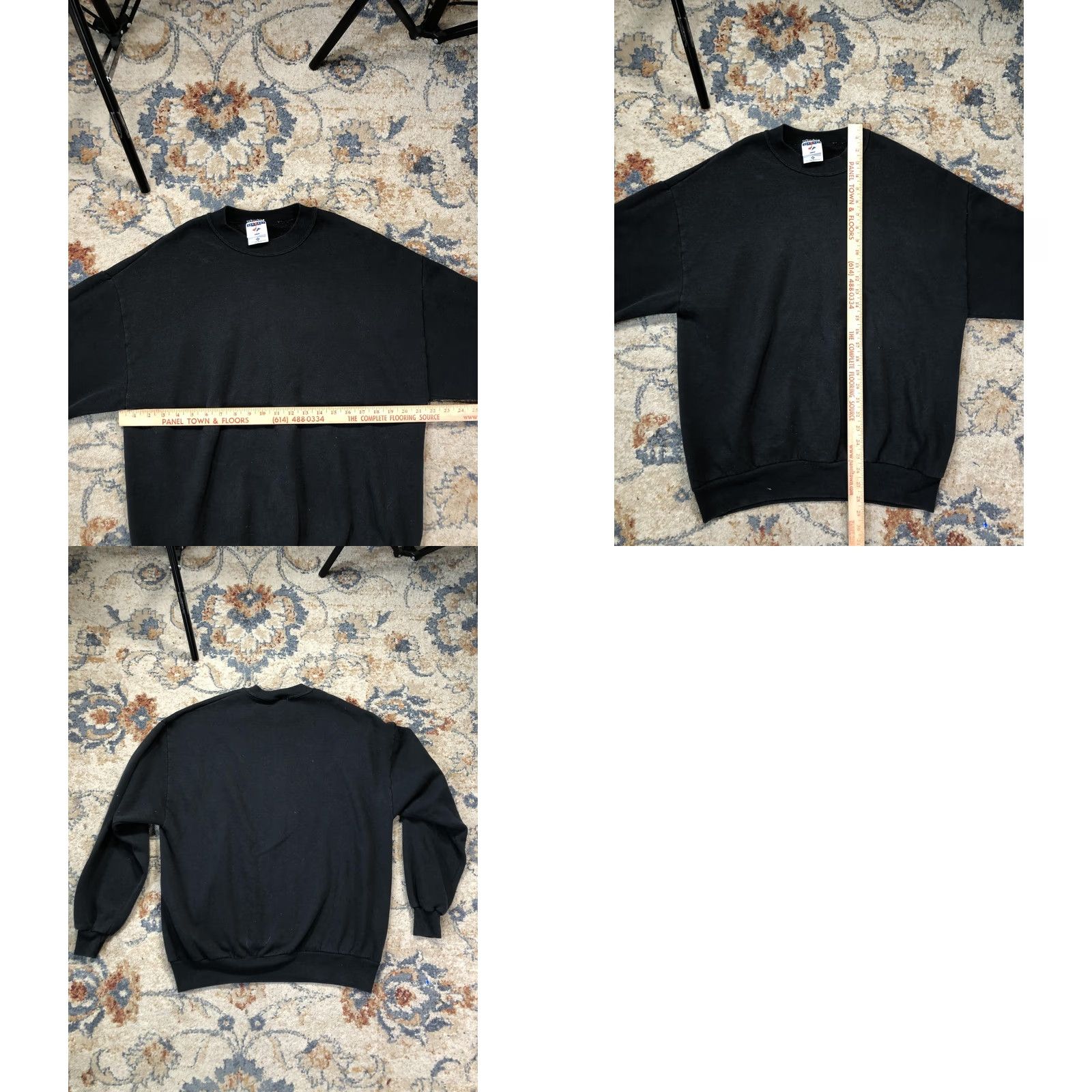 Jerzees VINTAGE Jerzees Sweatshirt Mens XL Black Crewneck Blank Made USA 90s Size US XL / EU 56 / 4 - 8 Thumbnail