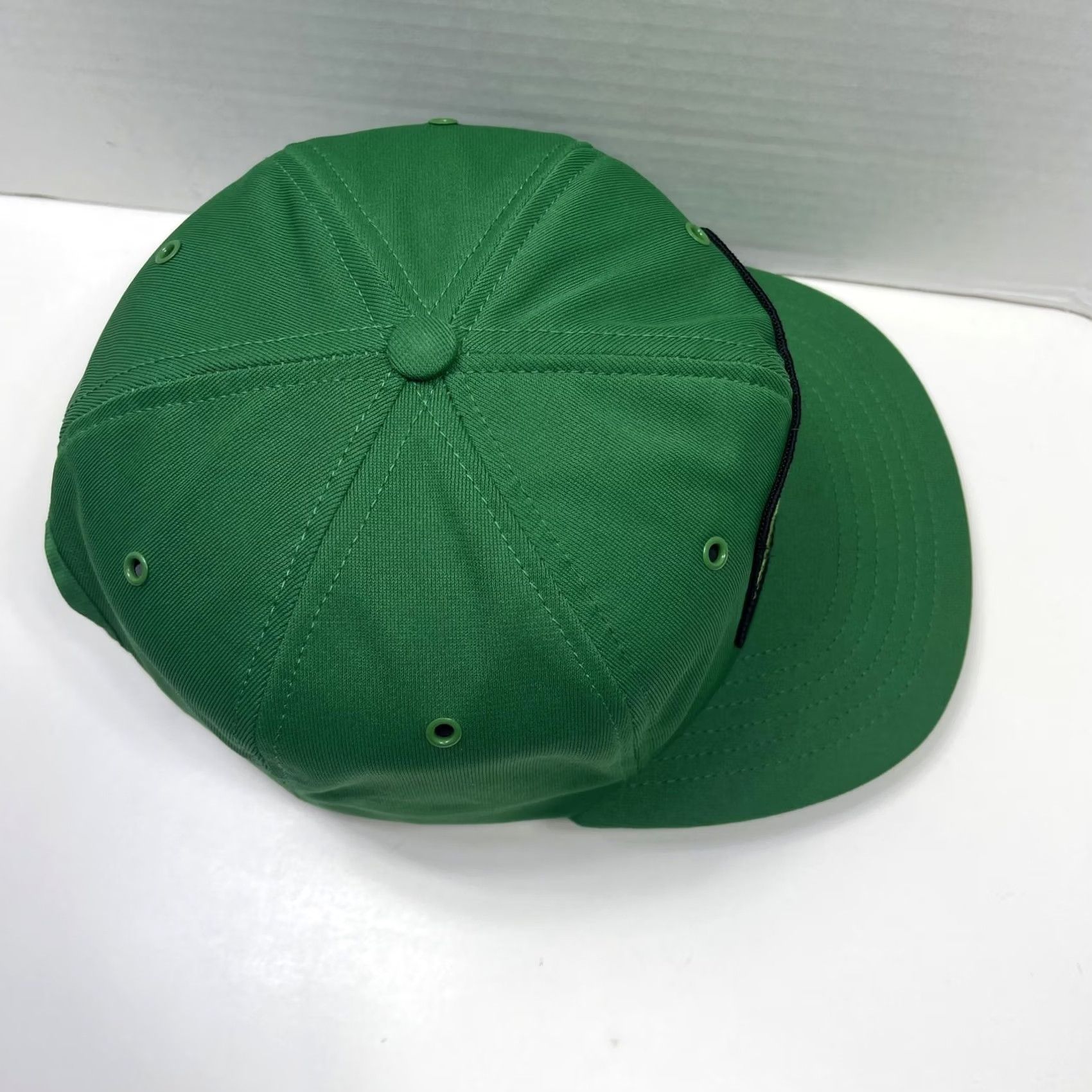 Vintage VINTAGE Gates Green Stripe Hat Cap Snap Back Green Patch Advertising Mens 80s Size ONE SIZE - 6 Thumbnail
