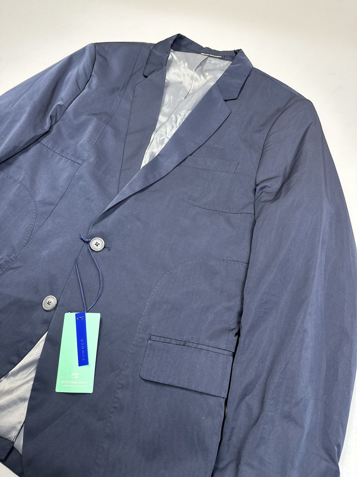 Scotch & Soda Scotch&Soda Fitted Nylon 2 Piece Blazer Size 48R - 2 Thumbnail