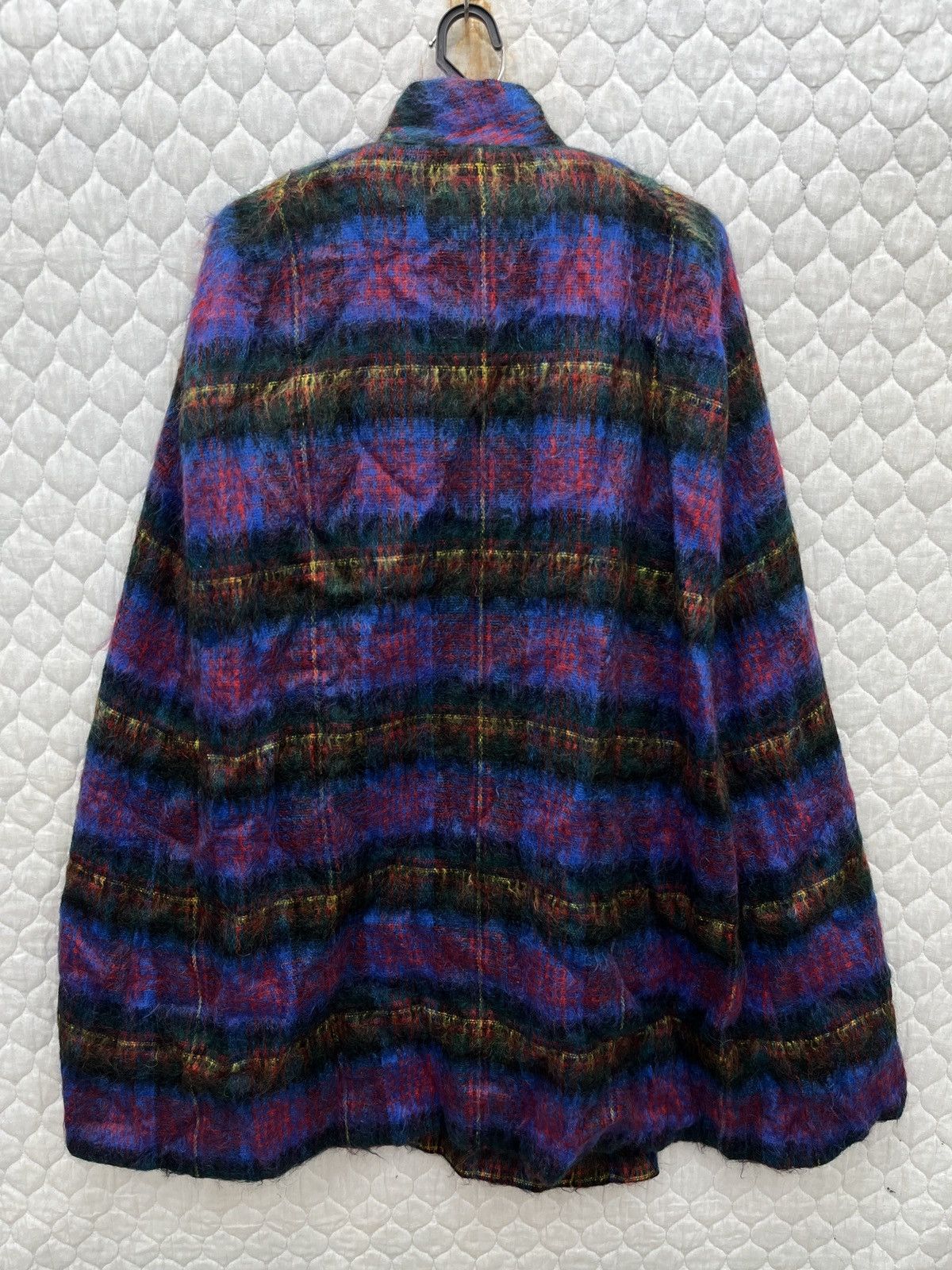 Vintage 🔥🔥🔥STEALS RANNOCH DESIGN DOUBLE POCKET MOHAIR WOOL POCHO Size ONE SIZE - 10 Thumbnail