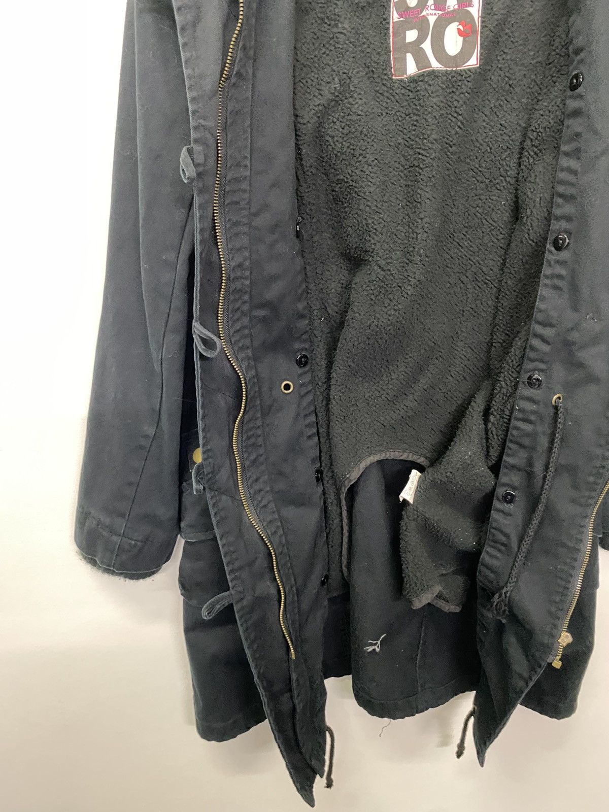 Japanese Brand Japanese Brand SWRO Fur Hoodie Long Jacket Size M / US 6-8 / IT 42-44 - 5 Thumbnail