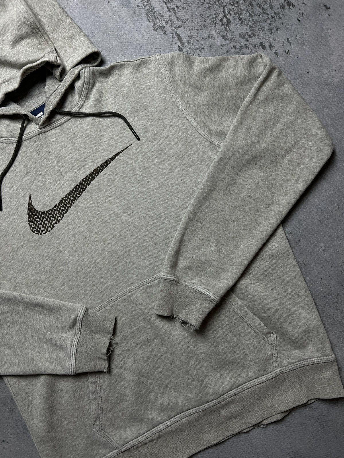 Nike Nike boxy fit vintage hoodie center swoosh logo spellout y2k Size US M / EU 48-50 / 2 - 3 Thumbnail