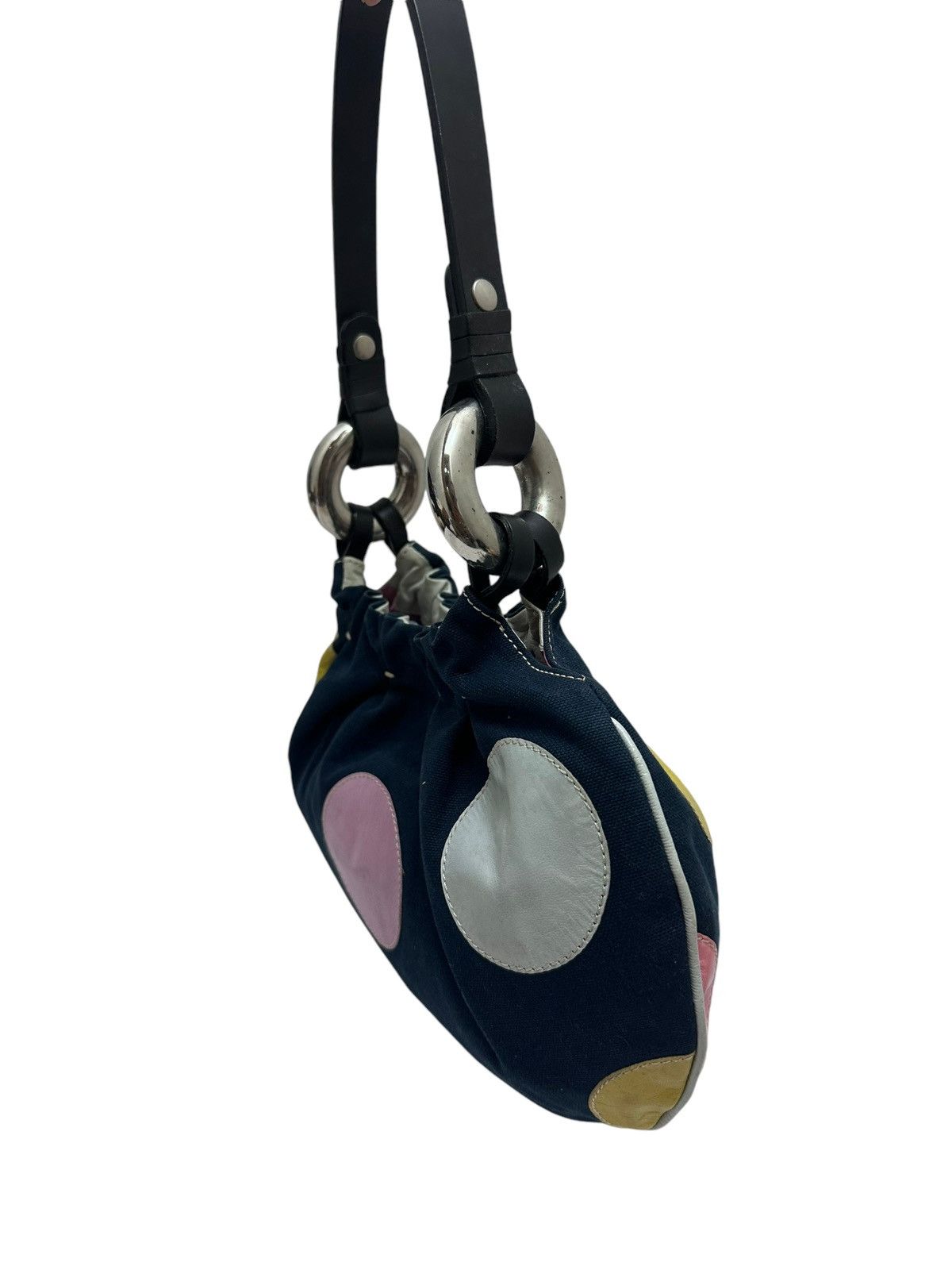 Moschino Moschino Cheap And Chip Patchwork Handbag Size ONE SIZE - 3 Thumbnail