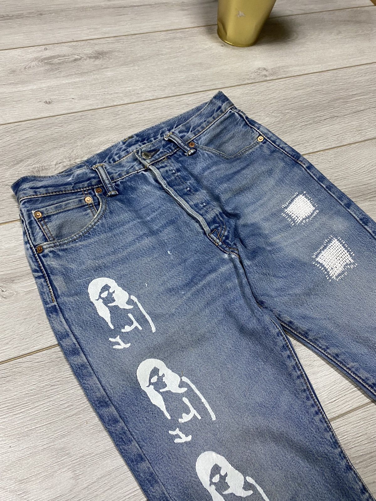 Levi's Levi’s 💀 vintage custom skull girls jeans Size US 32 / EU 48 - 6 Thumbnail