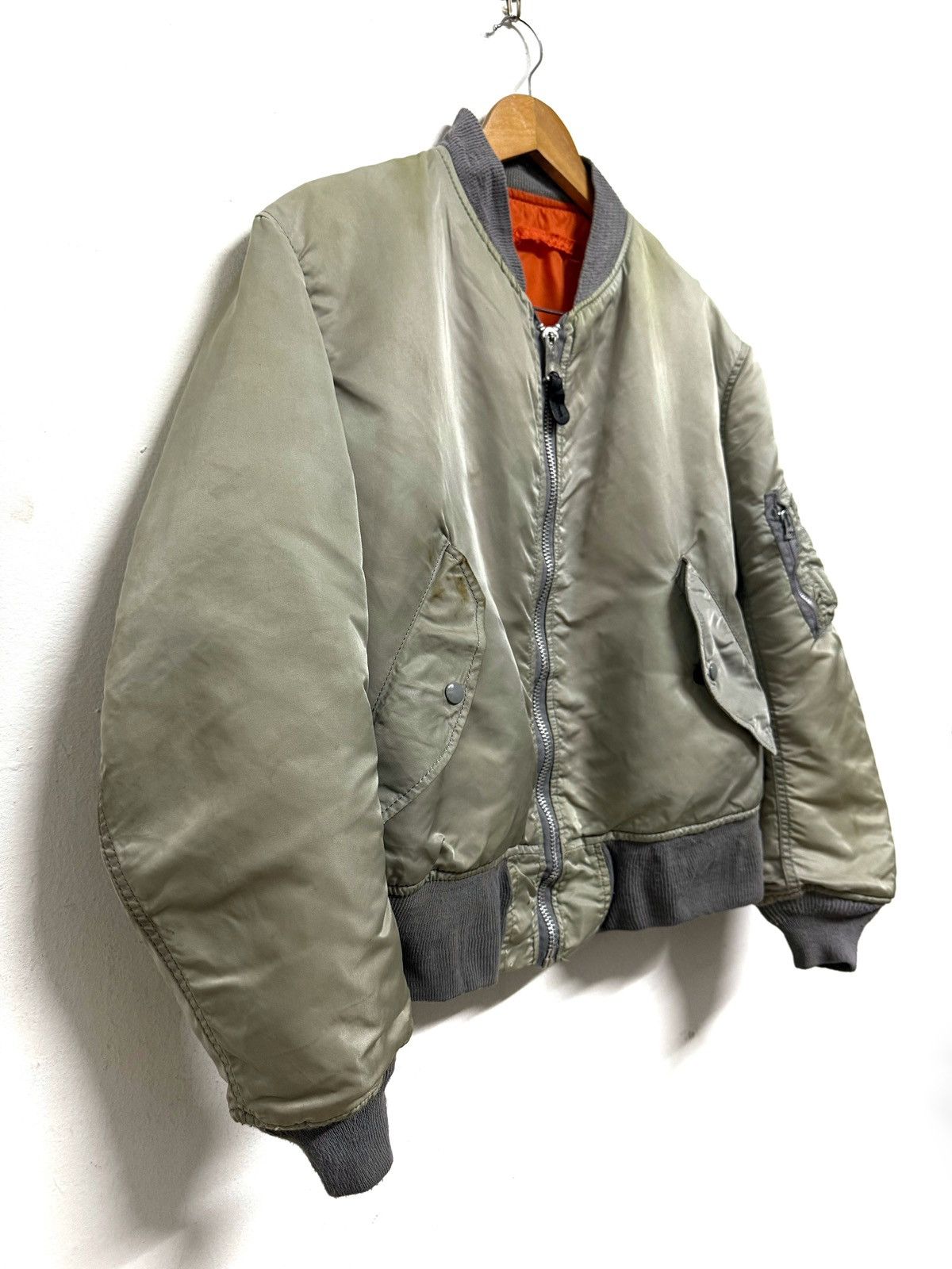 Alpha Industries × Vintage 🇺🇸 Vintage Alpha Industries Flyers Jacket Bomber Size US M / EU 48-50 / 2 - 4 Thumbnail