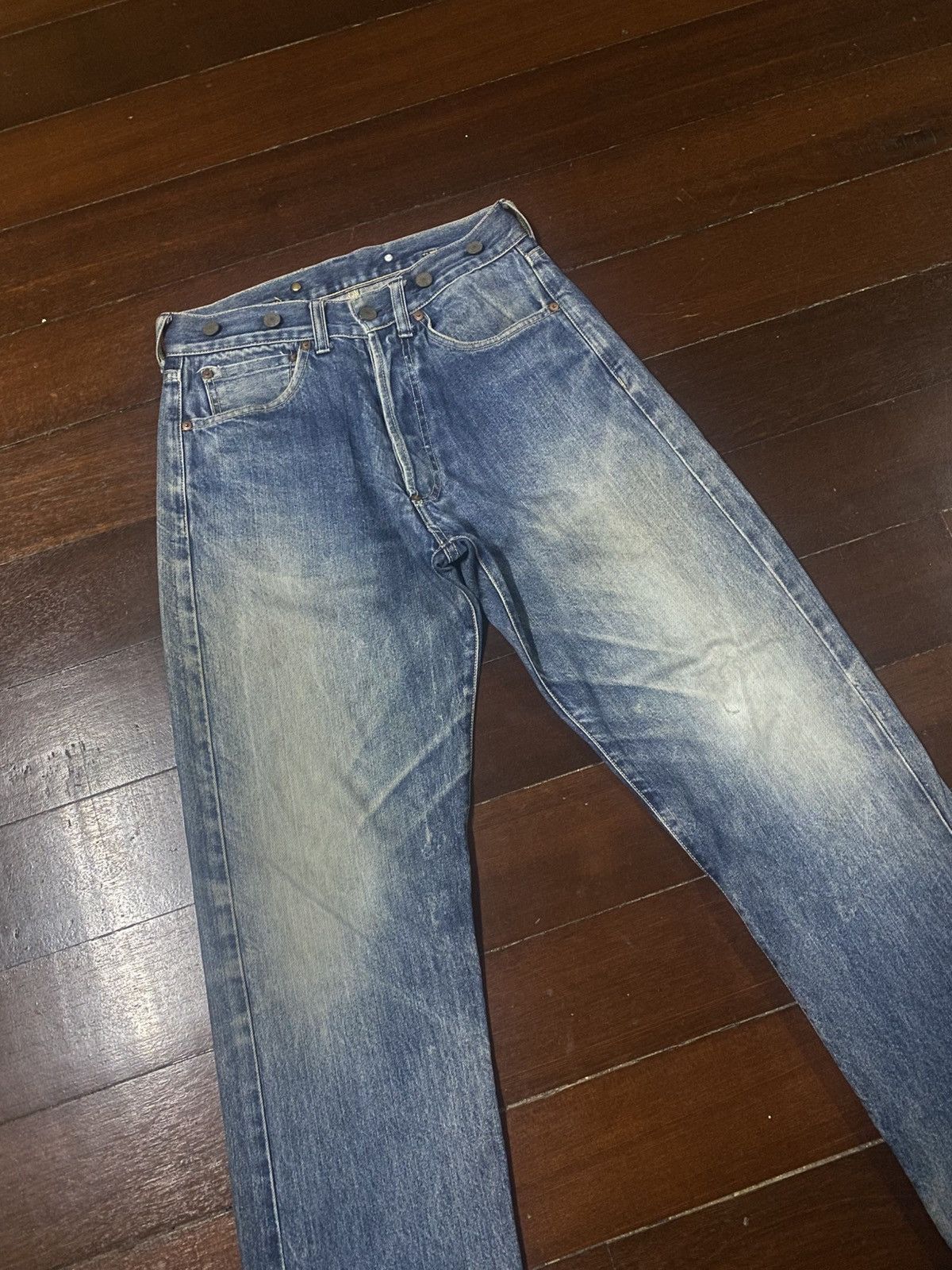 Kapital Vintage Studio D'artisan Selvedge Denim buckle back mud wash Size US 30 / EU 46 - 5 Thumbnail