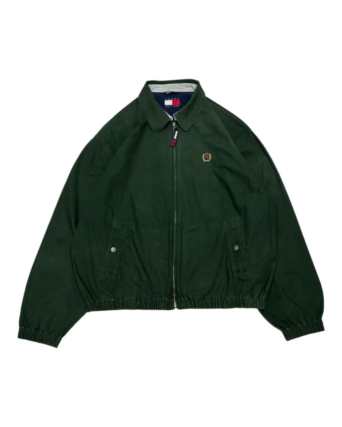 Tommy Hilfiger 🔥VINTAGE TOMMY HILFIGER ZIPPER JACKET Size US L / EU 52-54 / 3 - 3 Thumbnail