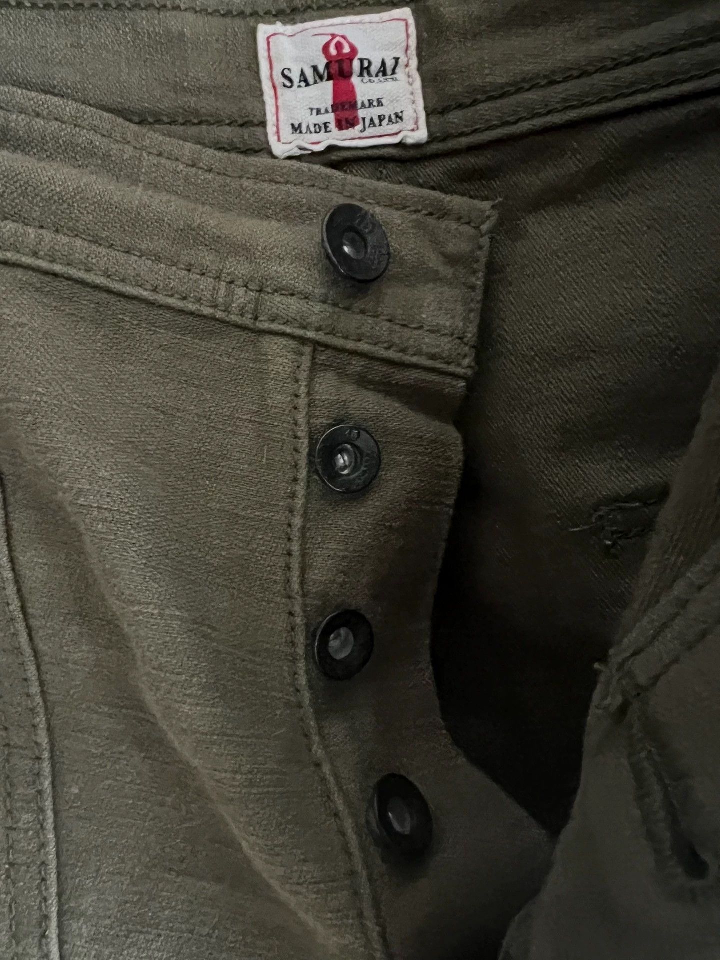 Samurai Jeans Samurai Silver Thread Selvedge Work Pants Size US 32 / EU 48 - 6 Thumbnail