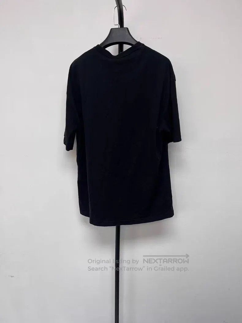 Balenciaga Balenciaga Red Letter Logo Wheat Embossed Crewneck Short S Size XS / US 0-2 / IT 36-38 - 2 Thumbnail