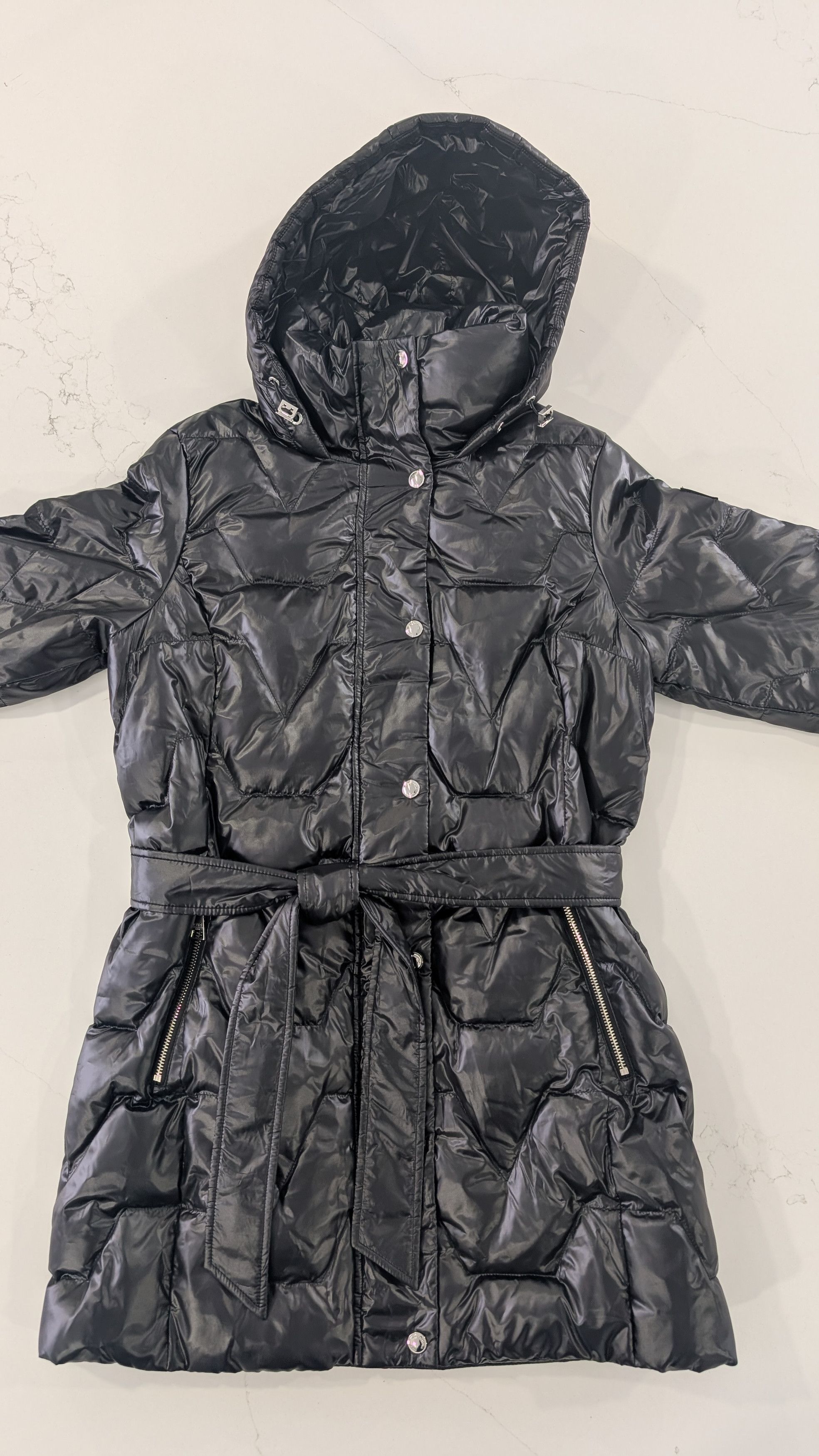 Karl Lagerfeld Karl Lagerfeld Paris Zig Zag Puffer Jacket Small Size S / US 4 / IT 40 - 2 Thumbnail