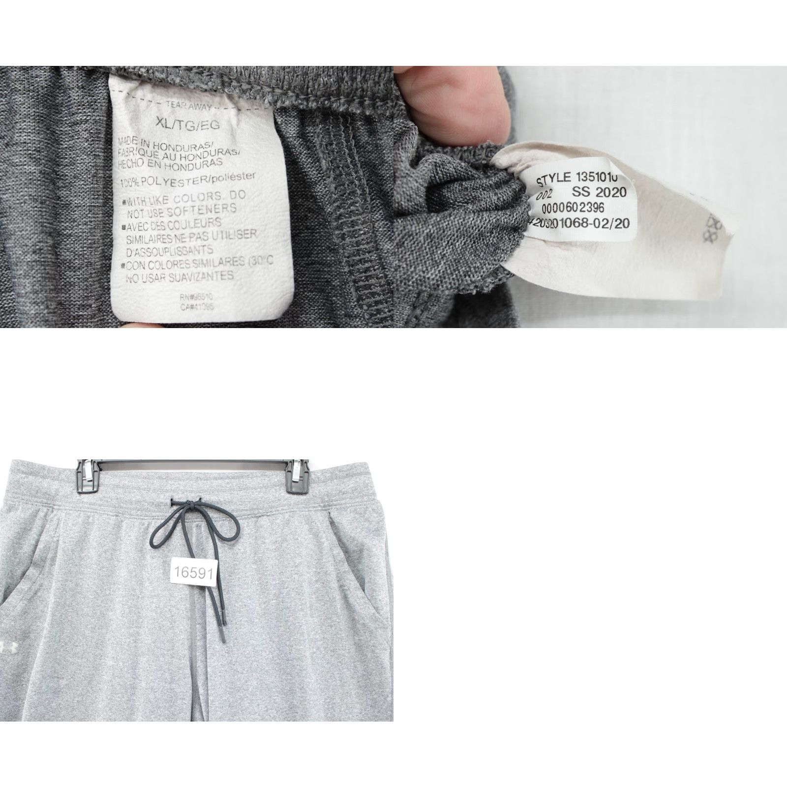 Under Armour Under Armour Women's Tech 2.0 Athletic Pants XL Gray Athleisure Gym 1351010 Size 40" / US 18 - 8 Thumbnail