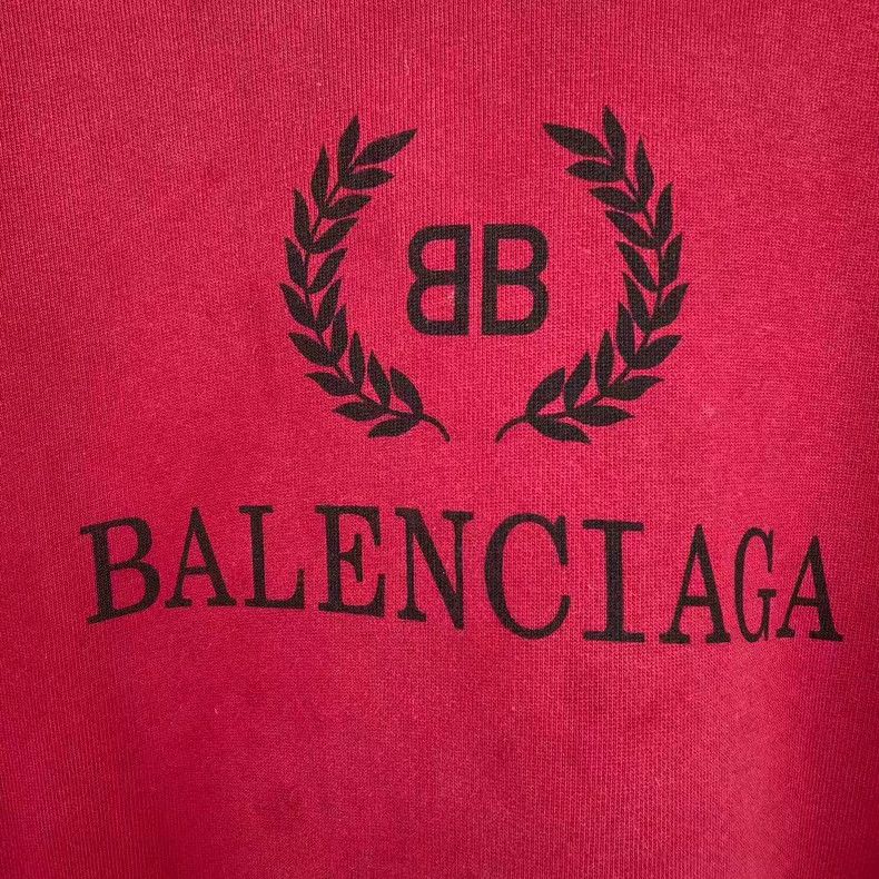 Balenciaga Balenciaga Red Wheat Letter Hoodie Size US L / EU 52-54 / 3 - 5 Thumbnail