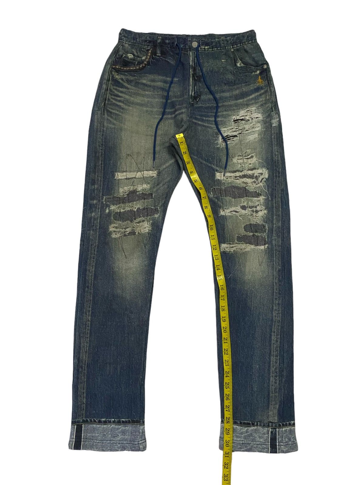 Hysteric Glamour Hysteric Glamour Distress Ripped Style Printed Jogger Pants Size US 30 / EU 46 - 7 Thumbnail