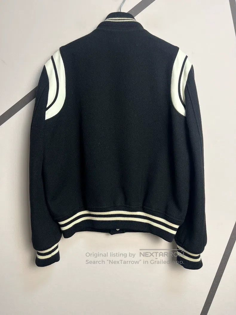 Saint Laurent Paris Saint Laurent Paris Black and White Patched Wool Baseball Size US M / EU 48-50 / 2 - 2 Thumbnail