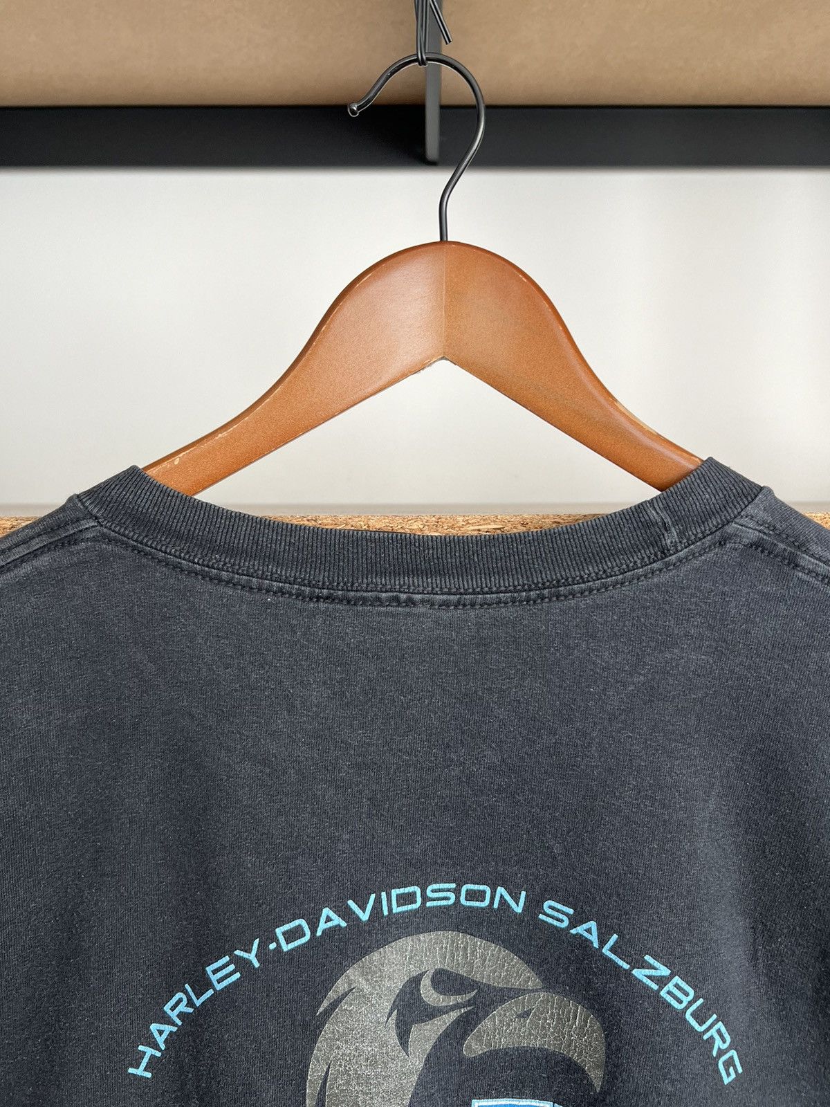 Harley Davidson Vintage 2001 Harley Davidson Fire Flame Eagle Long Sleeve Size US XXL / EU 58 / 5 - 25 Thumbnail