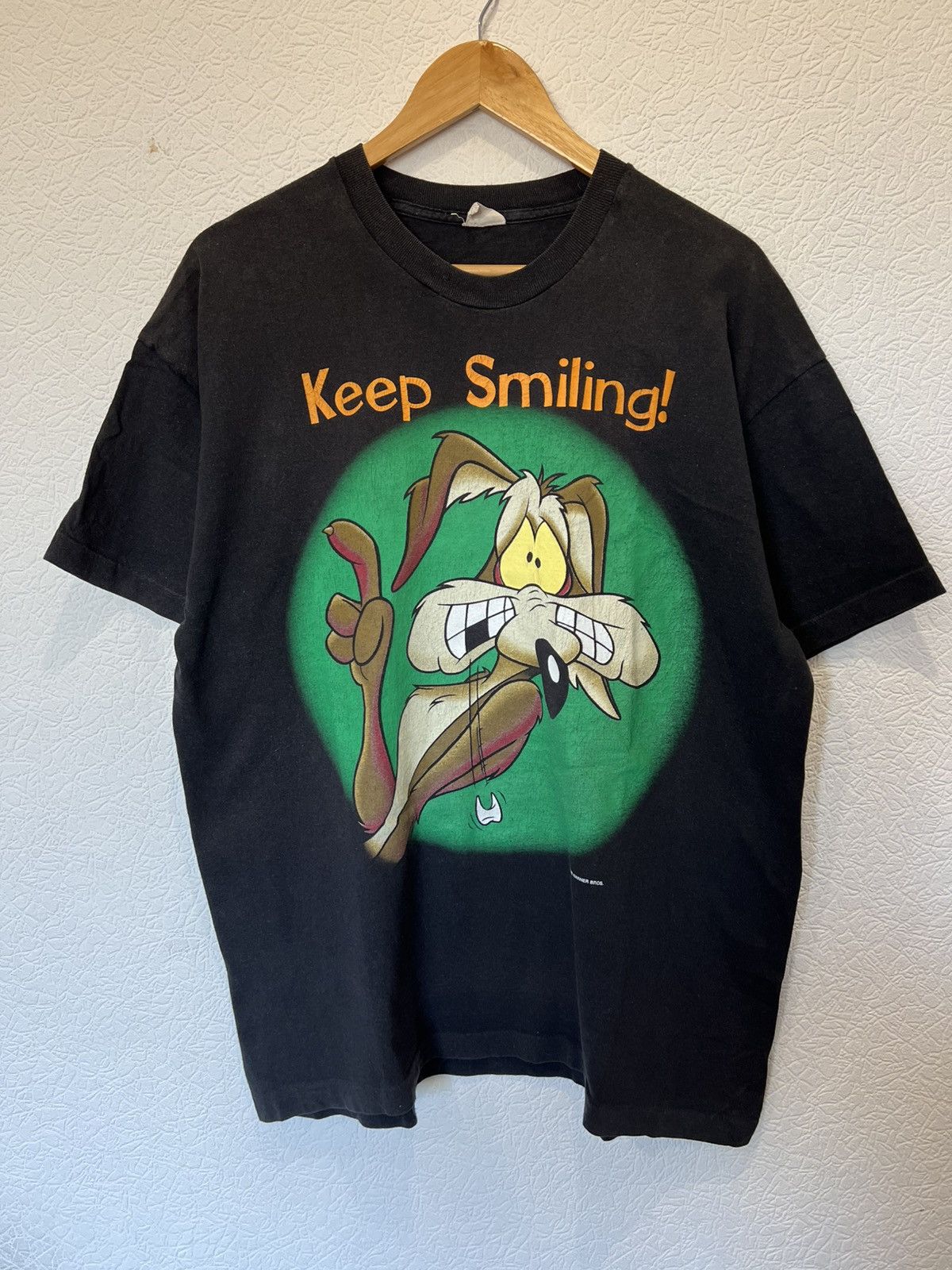 Vintage Keep Smiling 1996 Warner Bros T Shirt Tee Vintage Size US XL / EU 56 / 4 - 1 Thumbnail