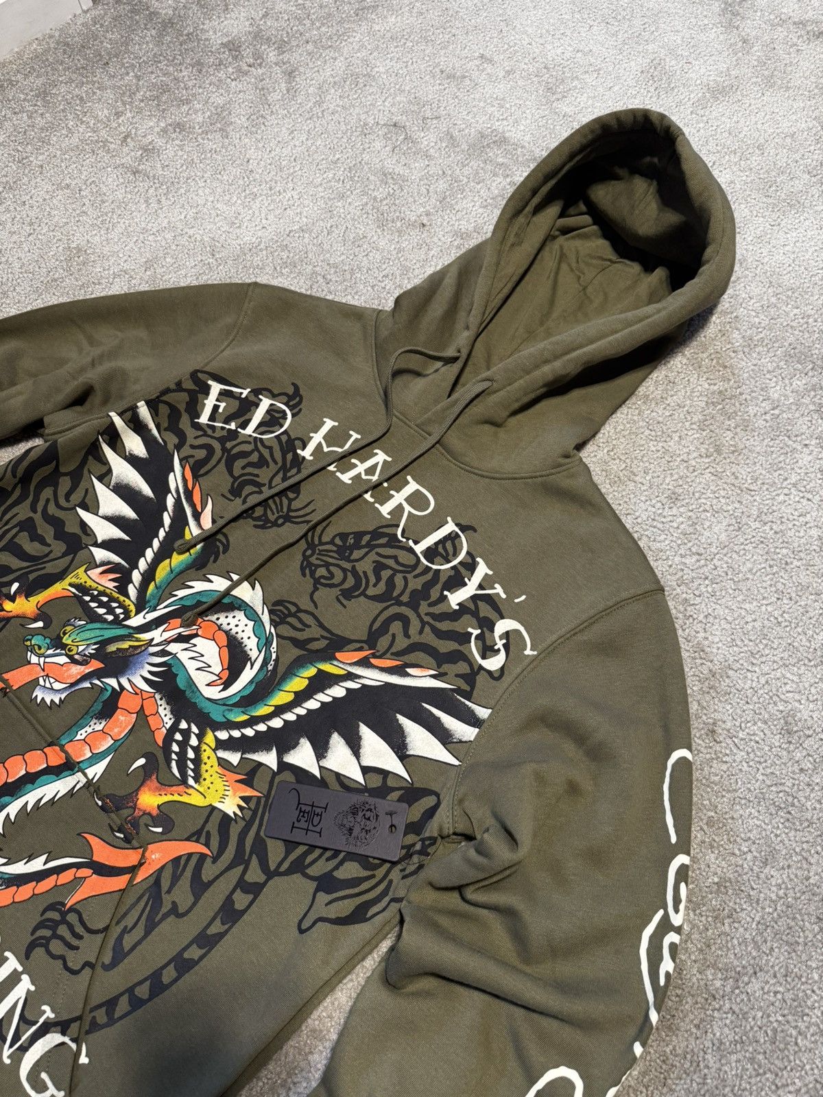 Ed Hardy × Japanese Brand Hoodie Ed Hardy Size US S / EU 44-46 / 1 - 1 Thumbnail