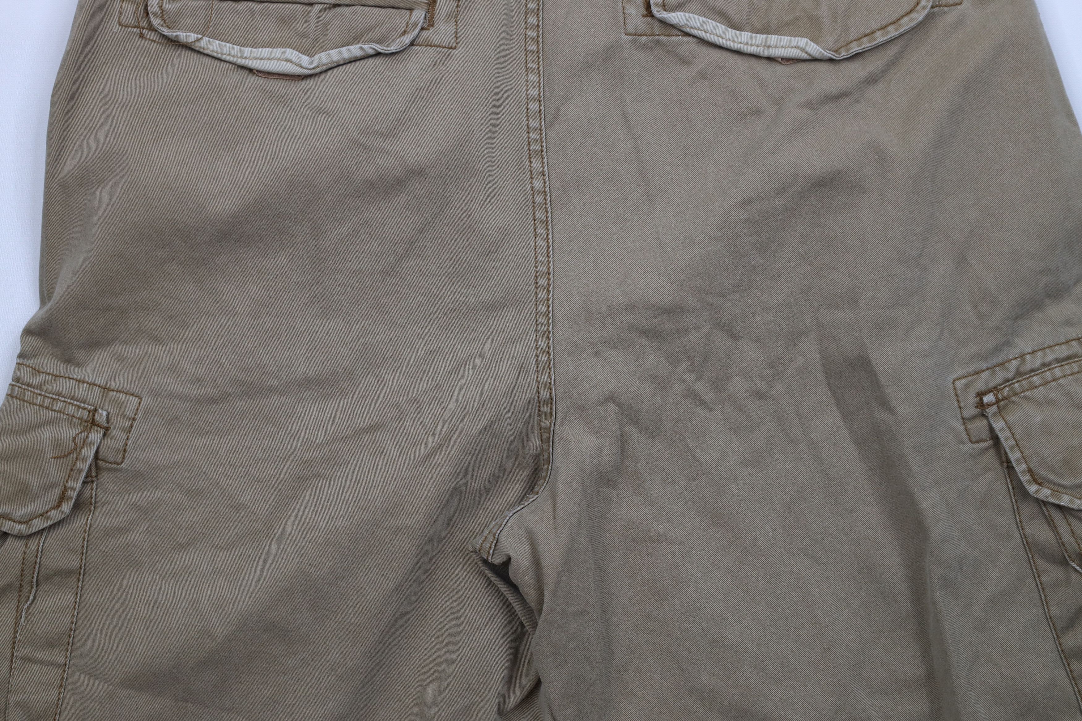 Aeropostale Vintage 90s Y2K Aeropostale Cargo Shorts Brown Cotton Size US 38 / EU 54 - 11 Thumbnail