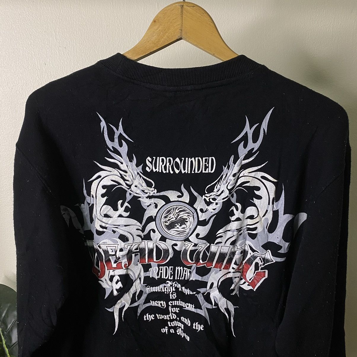 Affliction × If Six Was Nine × Japanese Brand The Breakers Dragon Affliction Cyber Gothic Punk Sweatshirt Size US M / EU 48-50 / 2 - 2 Thumbnail