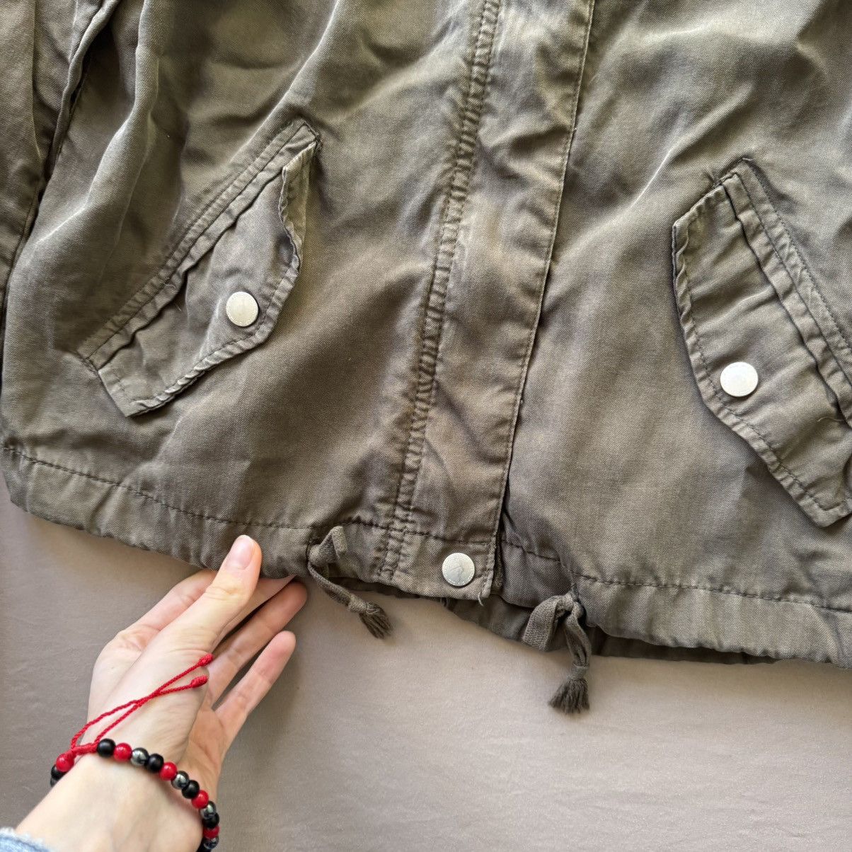 H&M H&M Cotton Utility Jacket Size M / US 6-8 / IT 42-44 - 4 Thumbnail
