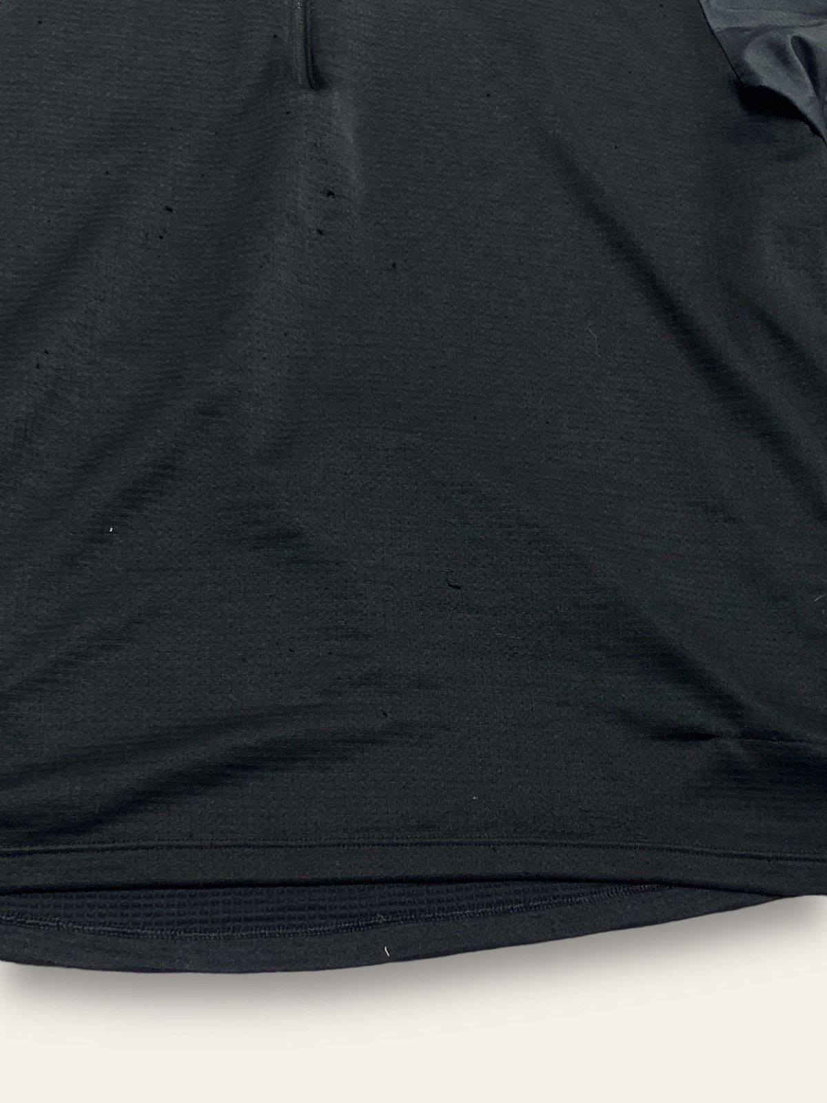 Nike 00s Vintage NIKE RUNNING 1/3 Zip Black Track Top Size US M / EU 48-50 / 2 - 11 Thumbnail