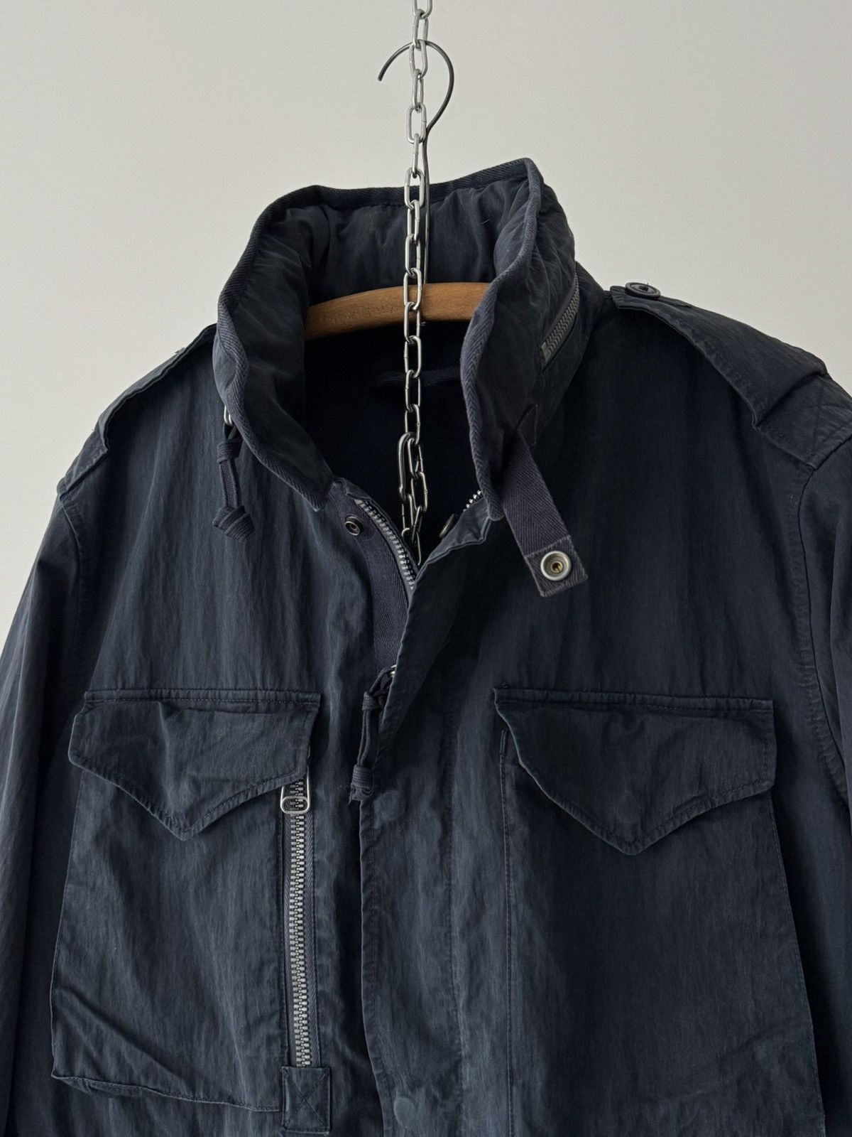 Polo Ralph Lauren × Vintage Vintage Polo Ralph Lauren M65 Combat Utility Navy Jacket Size US M / EU 48-50 / 2 - 4 Thumbnail