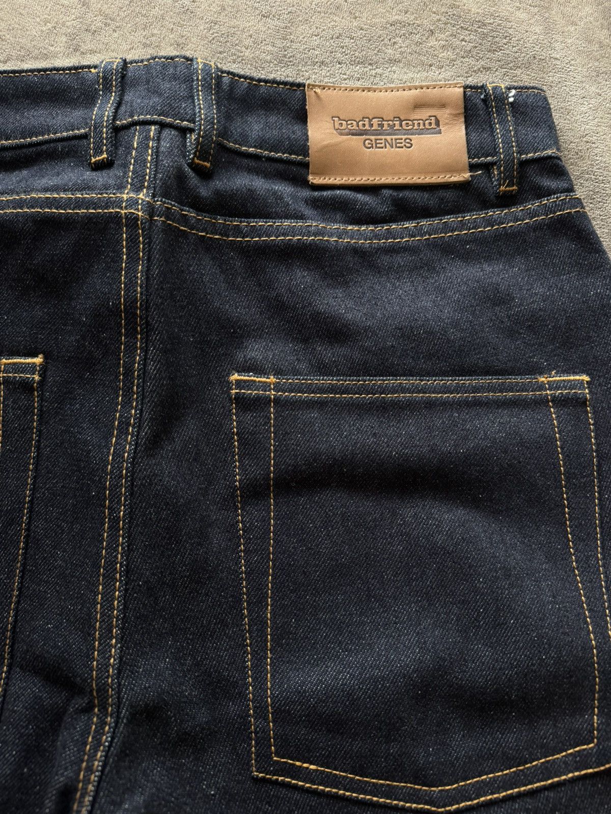 Badfriend Badfriend embroidered logo indigo denim jeans Size US 32 / EU 48 - 4 Thumbnail
