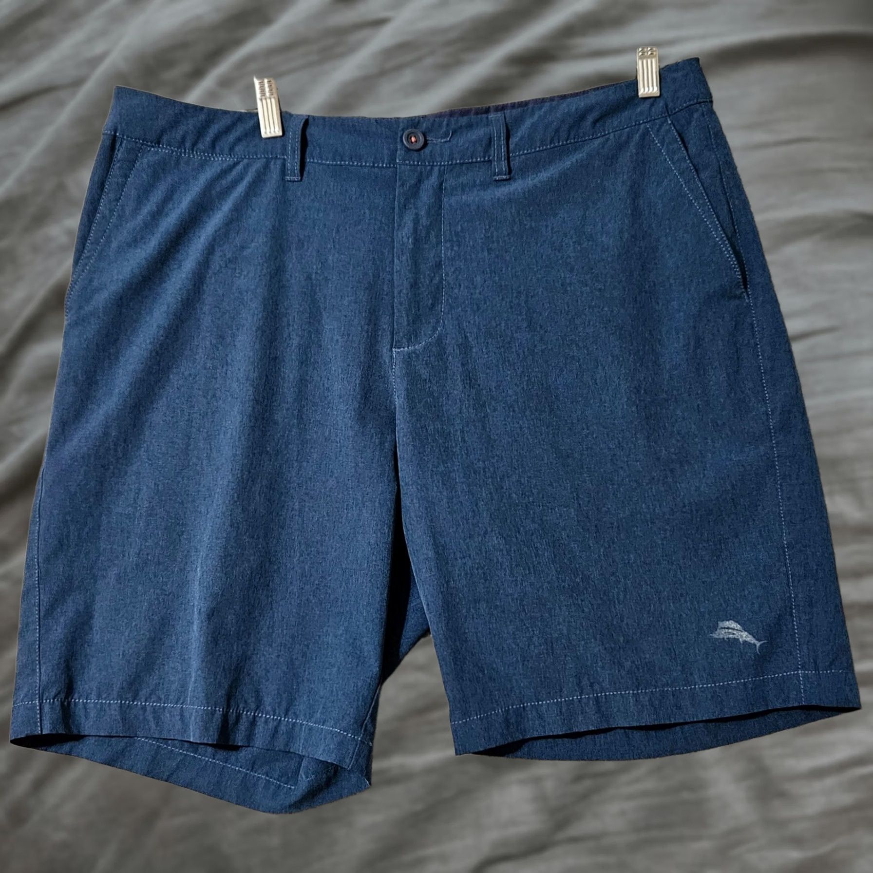 Tommy Bahama Tommy Bahama Shorts Mens 36 Blue Performance Chino Golf Casual Stretch Hybrid Size US 36 / EU 52 - 1 Thumbnail