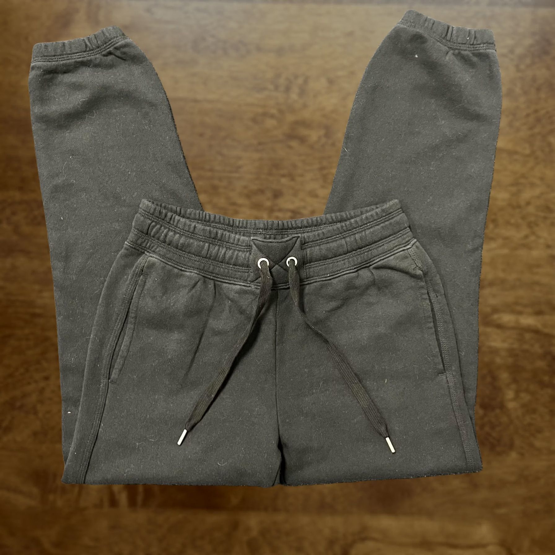 Vintage Jogger Sweatpants Pants Mens Medium Black Fleece Drawstring Elastic Cuffs Pockets Sweatpants Jogger Style Casual Activewear Gym & Training Mens Size US 30 / EU 46 - 1 Thumbnail