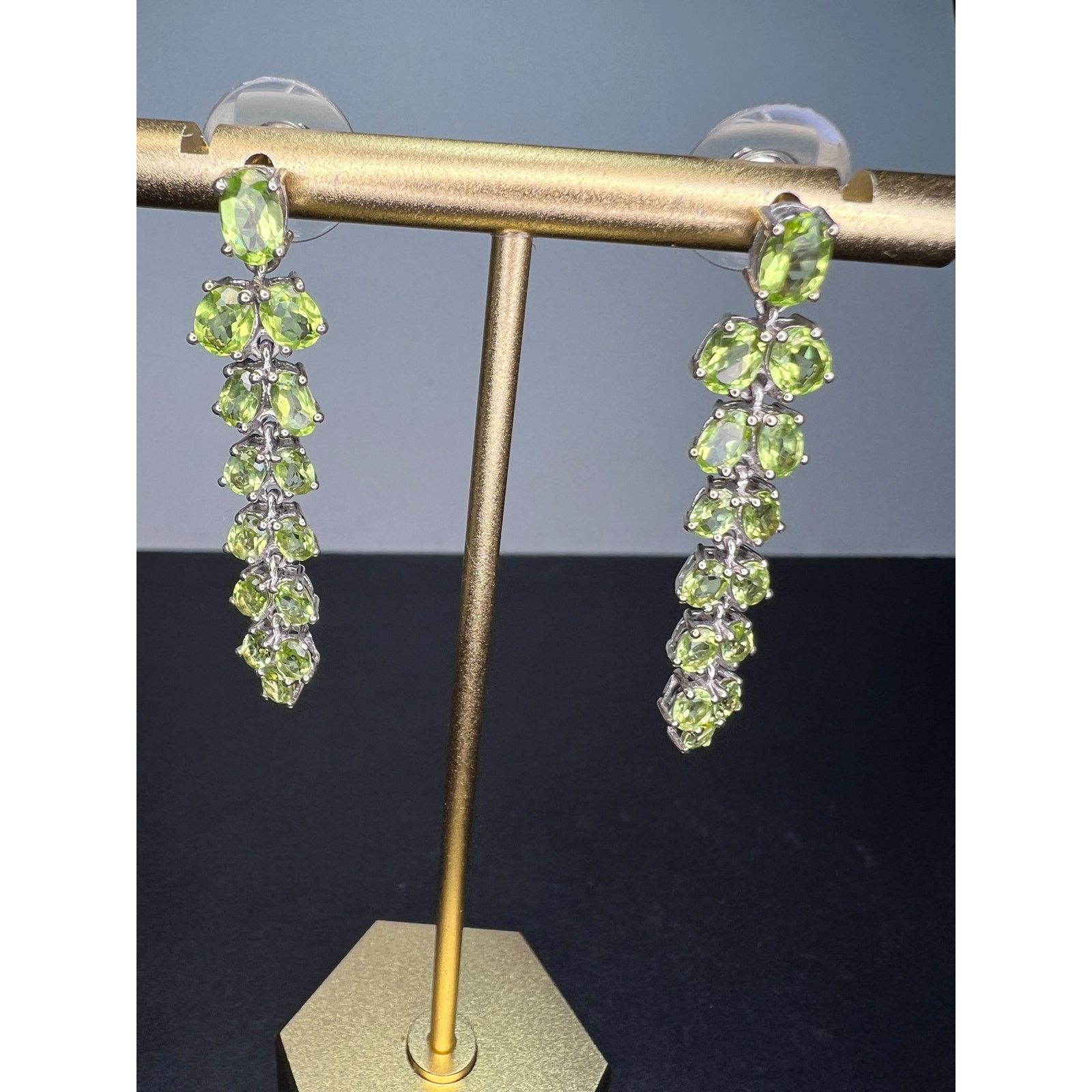 Other Peridot sterling silver chandelier earrings Size ONE SIZE - 4 Thumbnail