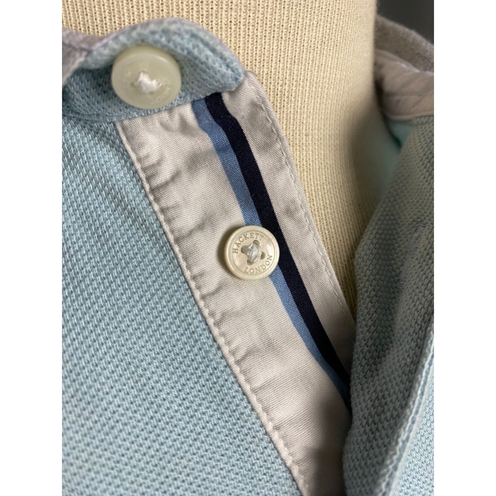 Hackett MINT! Hackett Small Logo Men's Light Blue Polo T-Shirt Size Size US M / EU 48-50 / 2 - 9 Thumbnail