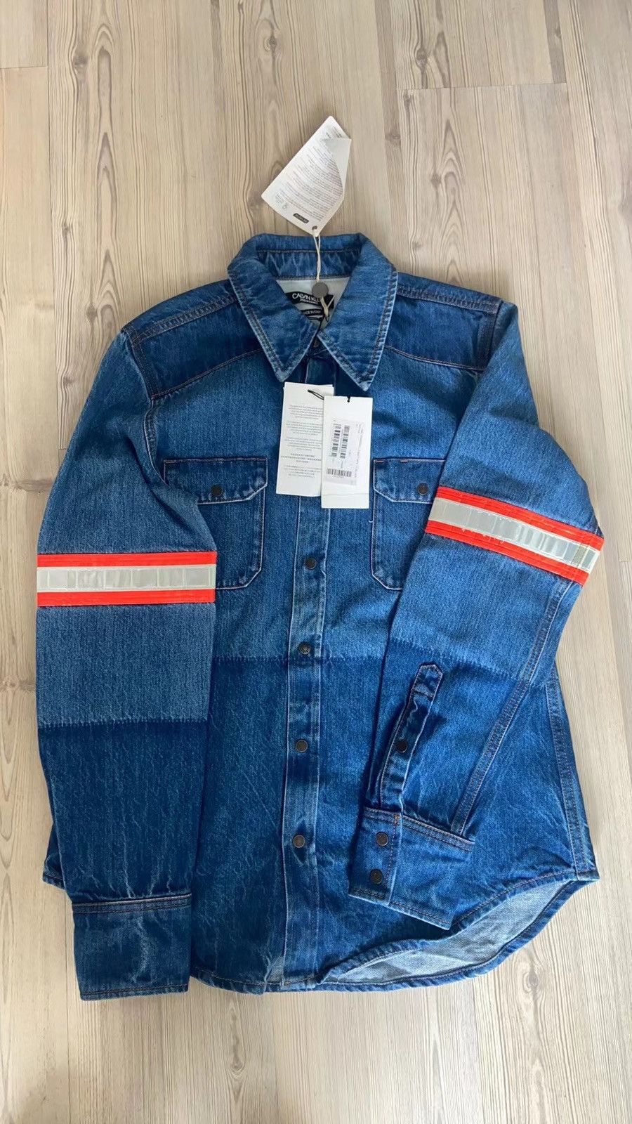 Calvin Klein 205W39NYC Calvin Klein 205w39nyc firefighter denim shirt Size US S / EU 44-46 / 1 - 1 Thumbnail