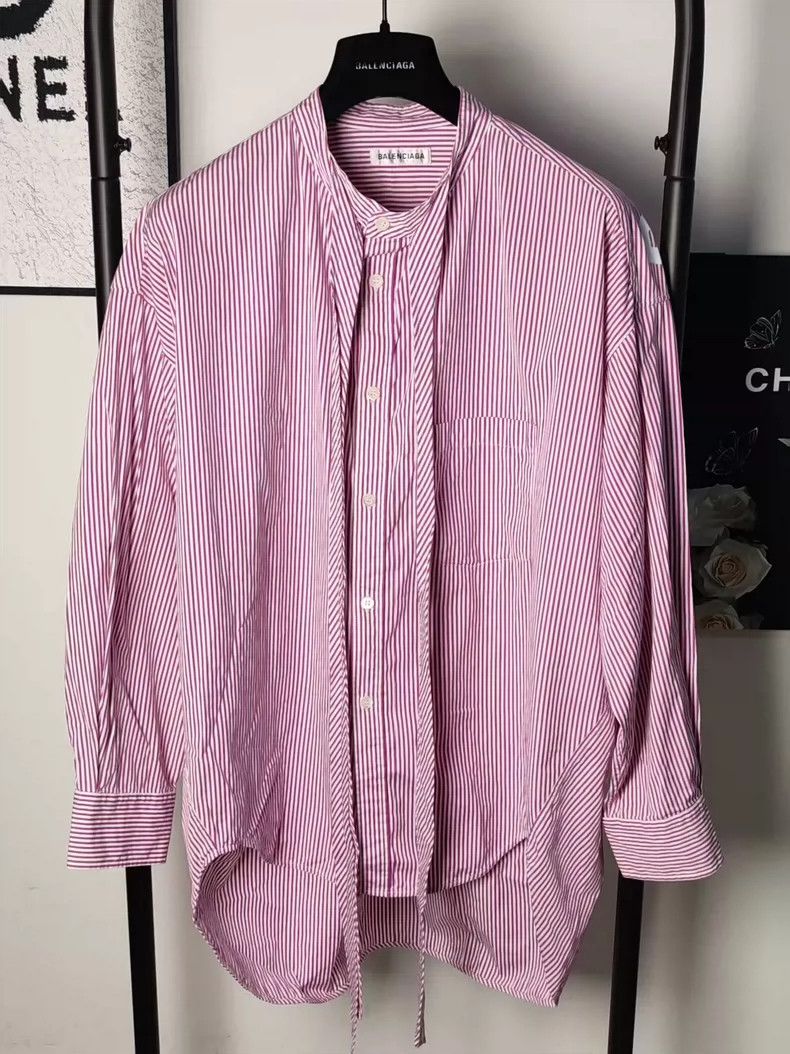Balenciaga Balenciaga size 34 Back Logo Shirt Size M / US 6-8 / IT 42-44 - 2 Thumbnail
