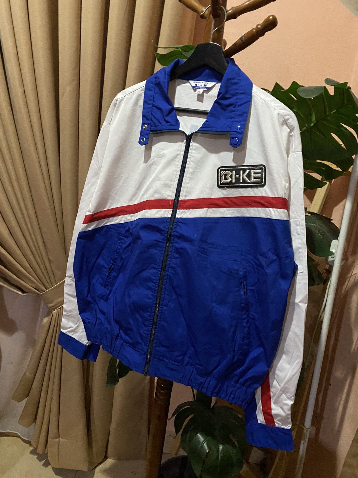 BKE Vintage BI-KE System Service Jacket Blue White Red Size US XXL / EU 58 / 5 - 4 Thumbnail