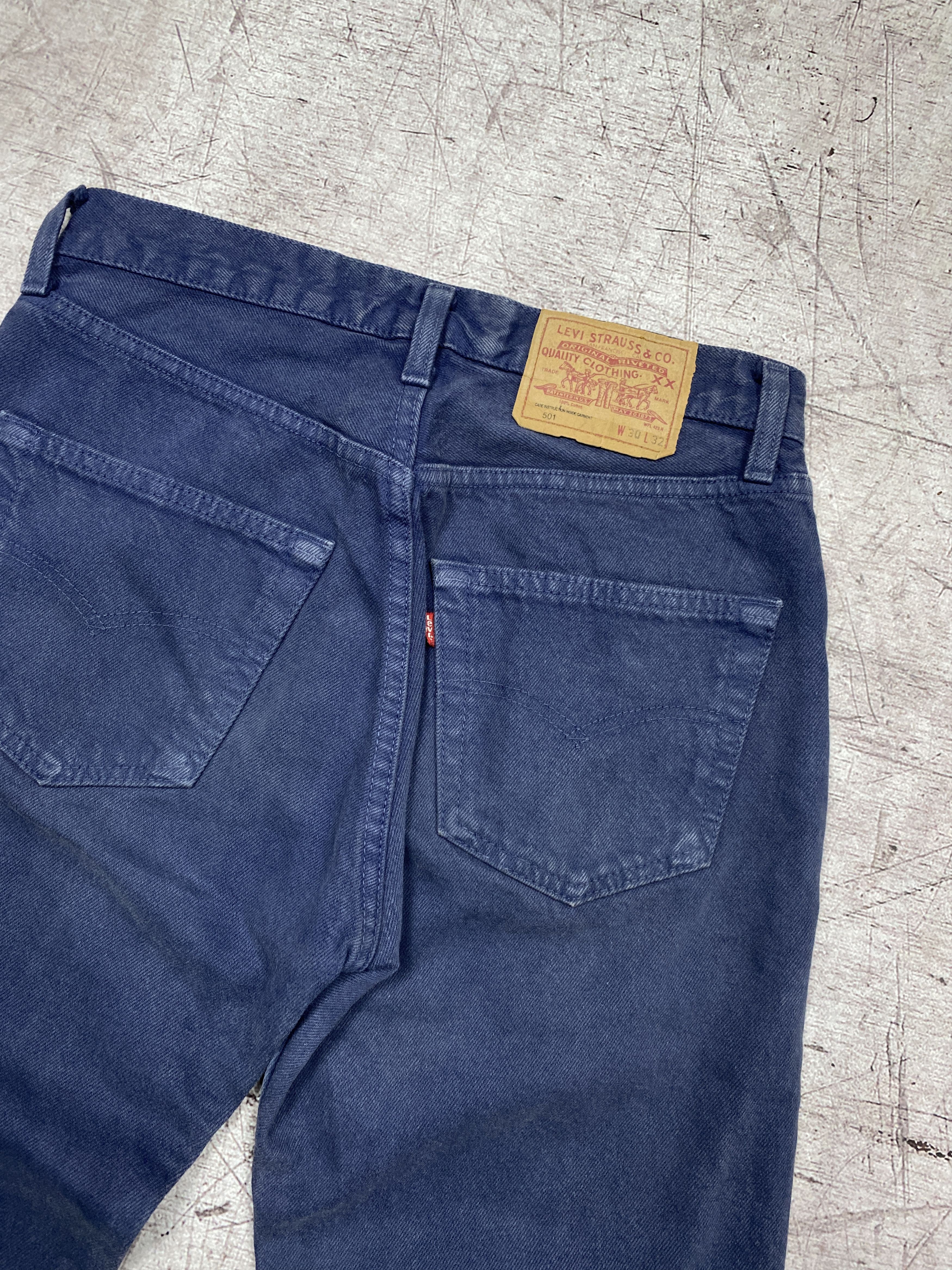 Levi's Vintage Clothing × Vintage Levi's 501 90s Vintage Jeans Made in USA Denim Pants Size US 30 / EU 46 - 2 Thumbnail
