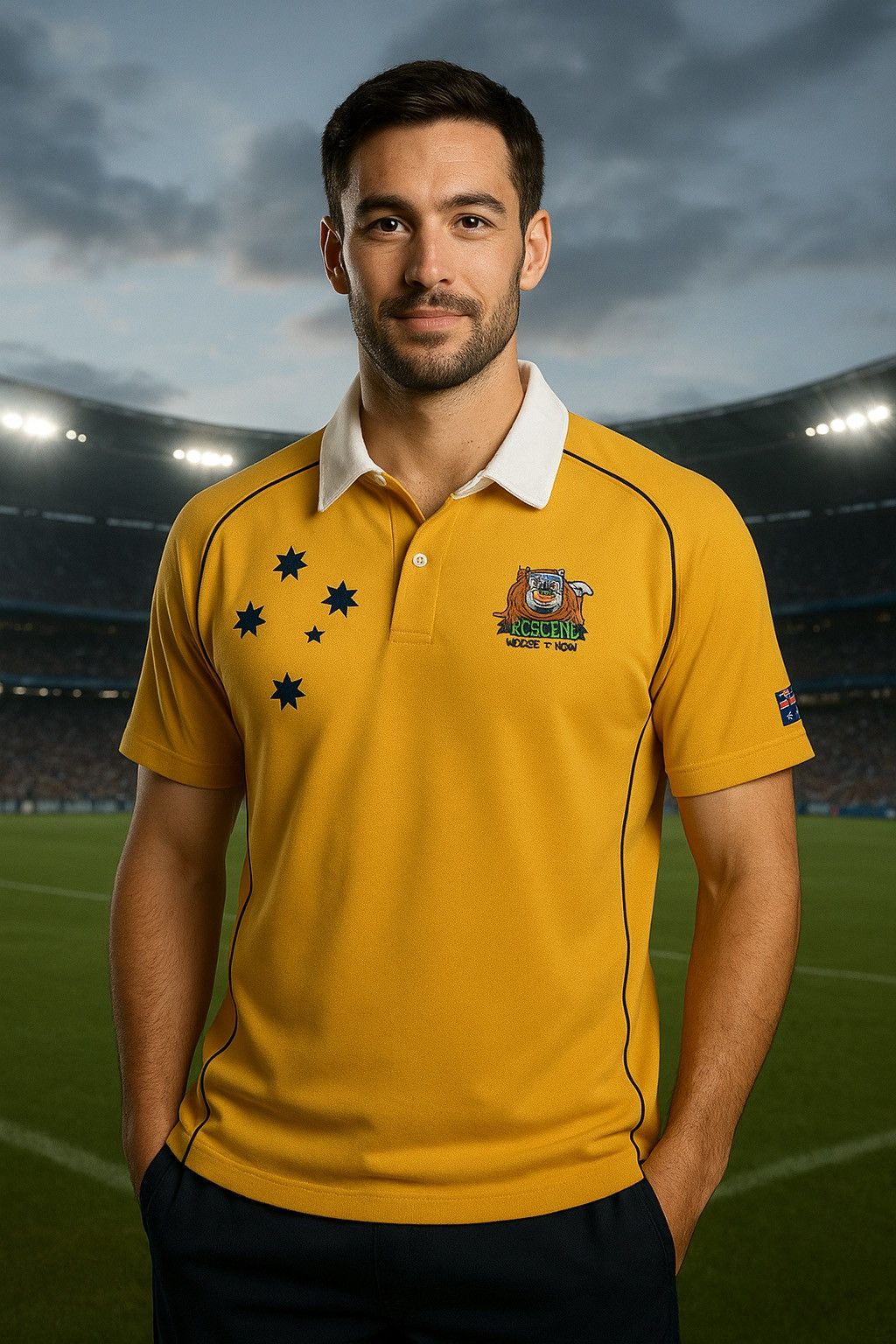 Other Australia Wallabies Rugby Union Polo Size US M / EU 48-50 / 2 - 1 Thumbnail