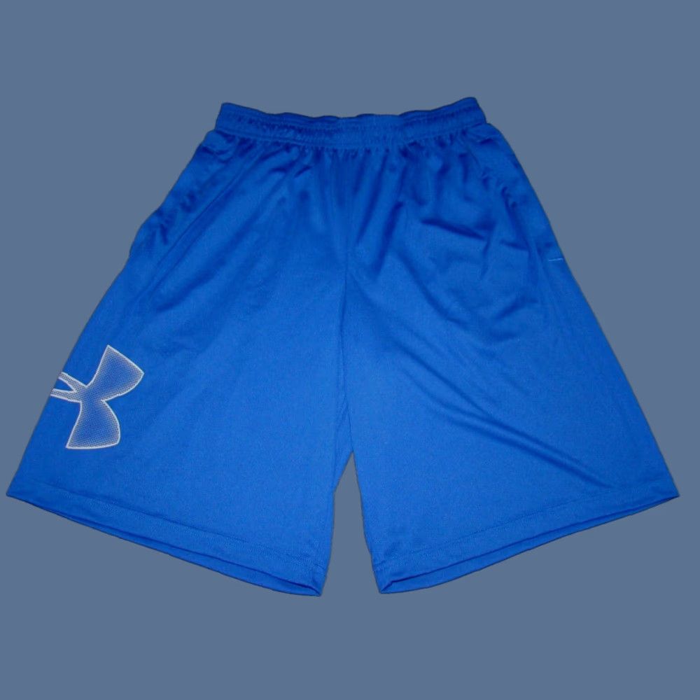 Under Armour Under Armour Mens Small Royal Blue Loose Fit Heat Gear Pockets Shorts Size US 29 - 1 Thumbnail