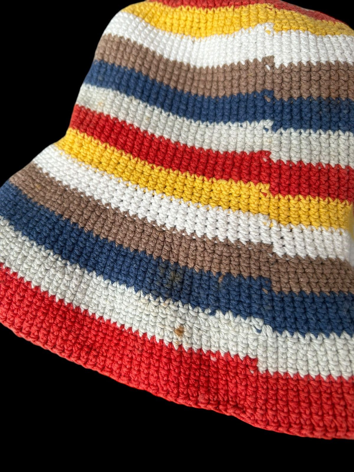 Kapital Crochet knitted handmade Bucket Hats Rare☠️☠️ Size ONE SIZE - 10 Thumbnail