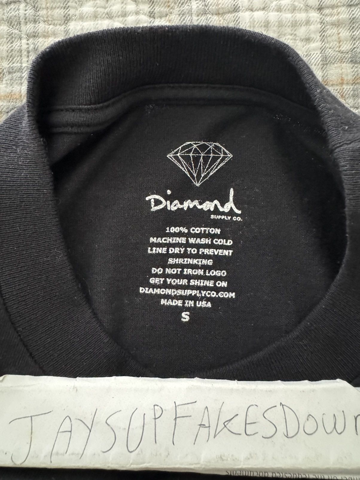 Diamond Supply Co. Diamond Supply Co. Cassie T Shirt Black Small Size US S / EU 44-46 / 1 - 5 Thumbnail