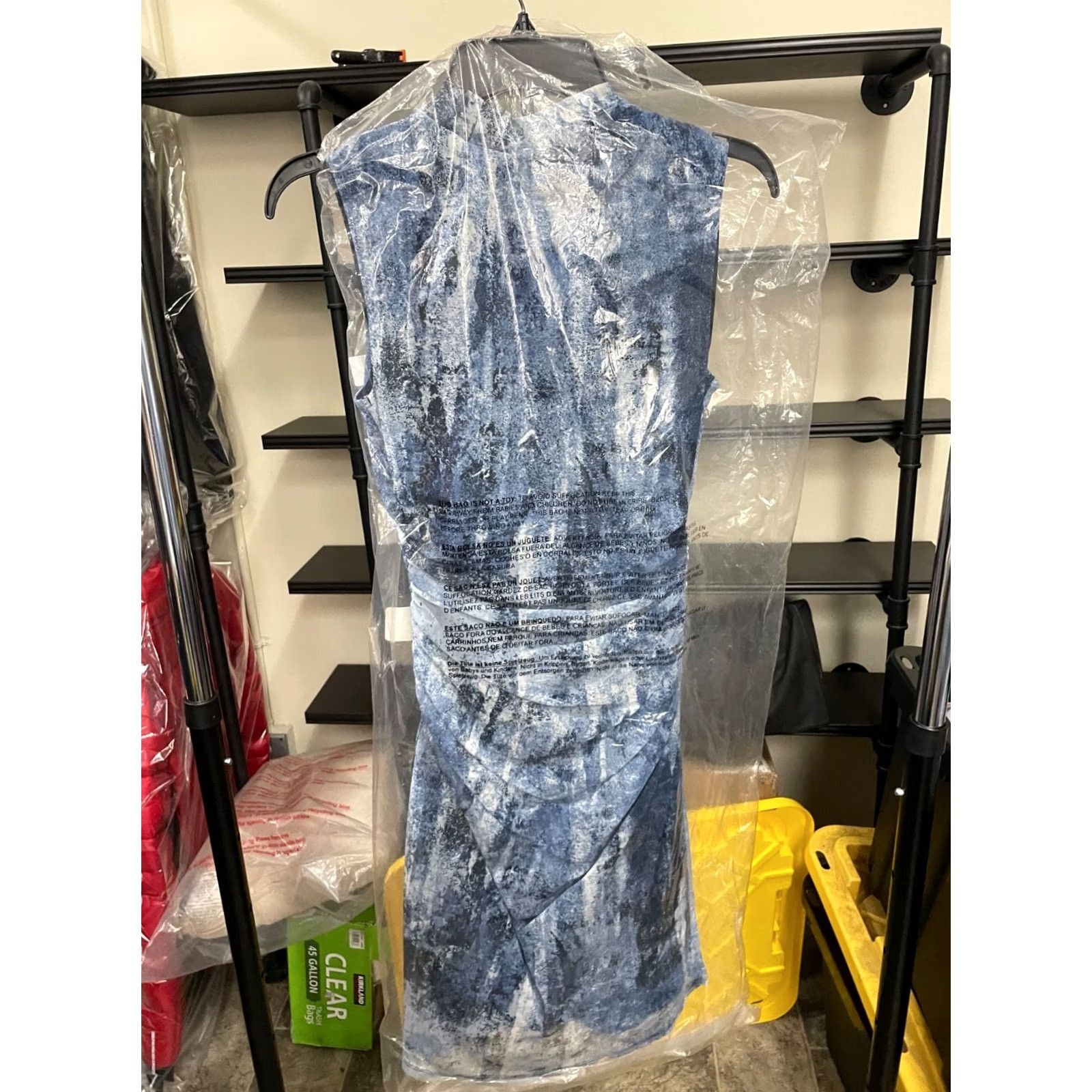 Kenneth Cole Kenneth Cole Blue Dress Size M Size M / US 6-8 / IT 42-44 - 5 Thumbnail