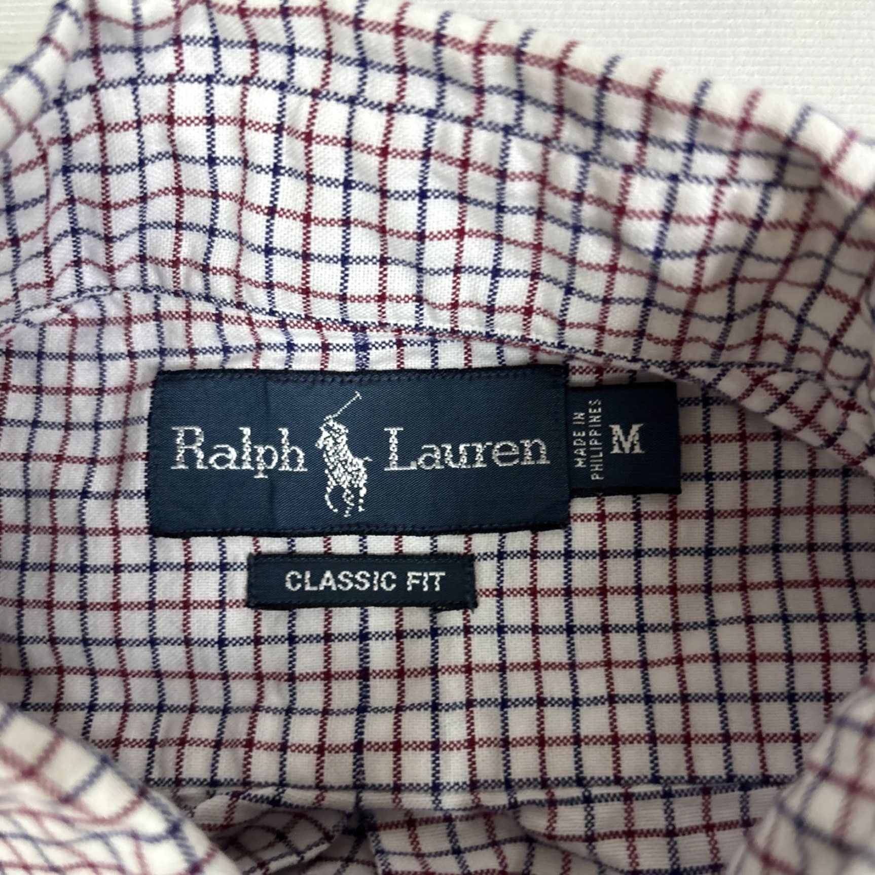 Ralph Lauren Ralph Lauren Button-Up Men’s Medium Blue Checked Long Sleeve Shirt Size US M / EU 48-50 / 2 - 2 Thumbnail