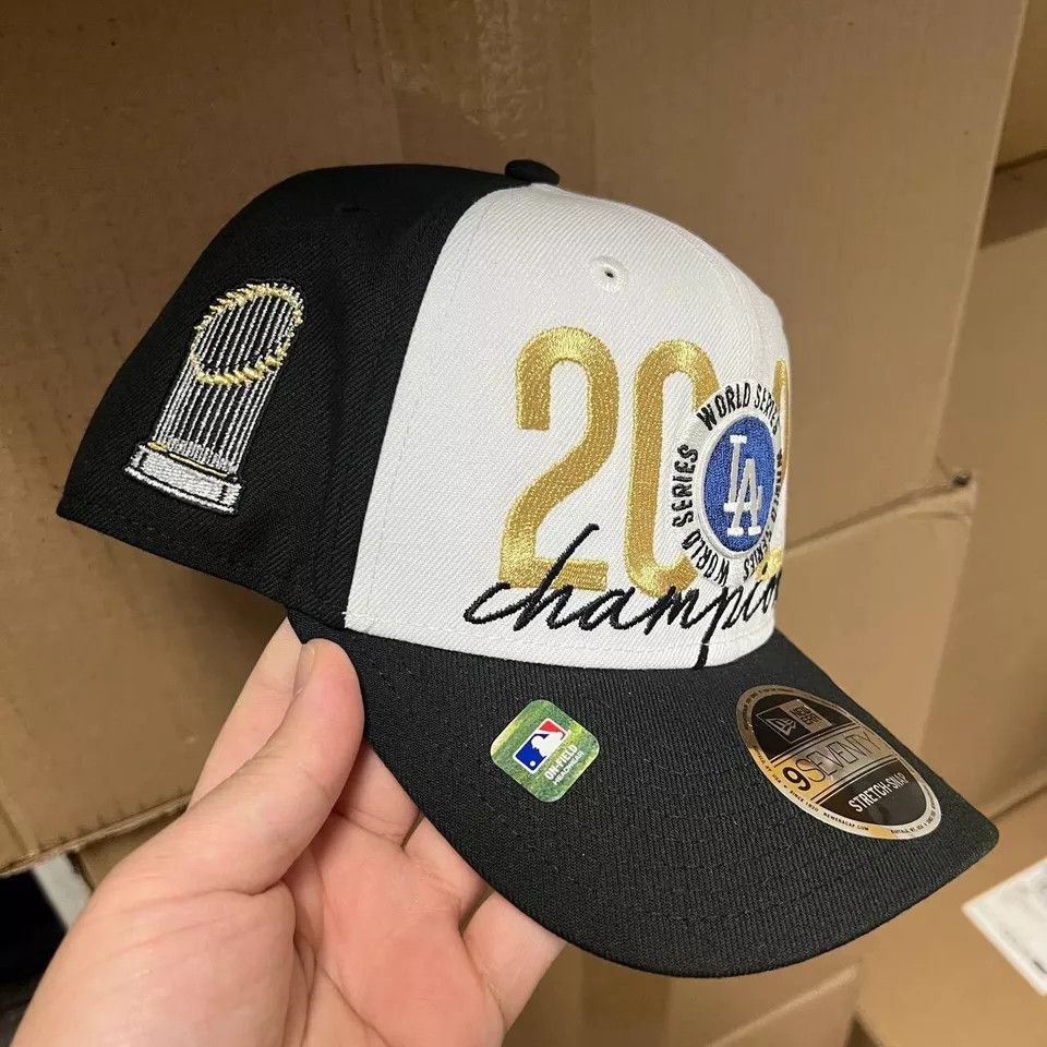 New Era Los Angeles LA Dodgers Hat 2024 Champions Stretch Snap Back Size ONE SIZE - 3 Thumbnail