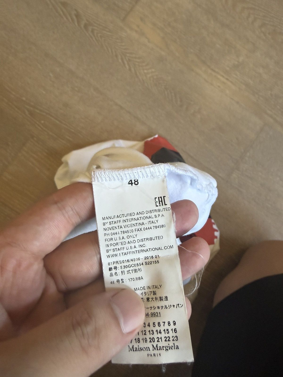 Maison Margiela Sz 48 Maison Margiela 16SS Come Party With Us Tee Archive Size US M / EU 48-50 / 2 - 6 Thumbnail