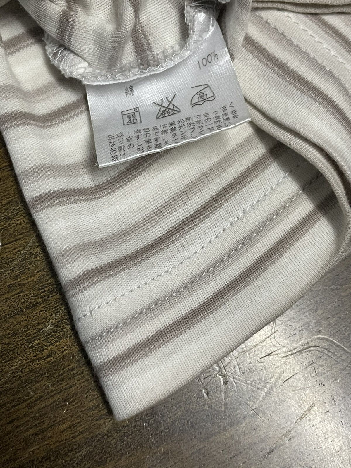 Celine Vintage Designer Celine Striped Boxy Casual Comfort Tshirt Size US L / EU 52-54 / 3 - 14 Thumbnail