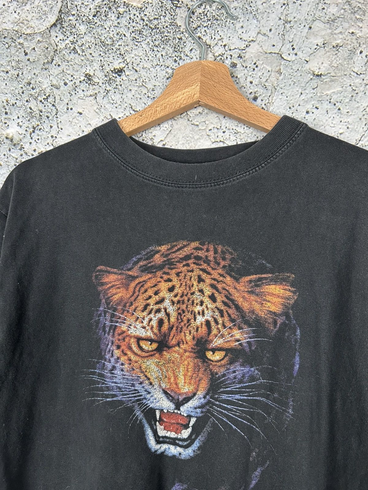 Vintage Vintage Tiger Animal Tee 90s Graphic Horror Movie Punk Size US S / EU 44-46 / 1 - 3 Thumbnail