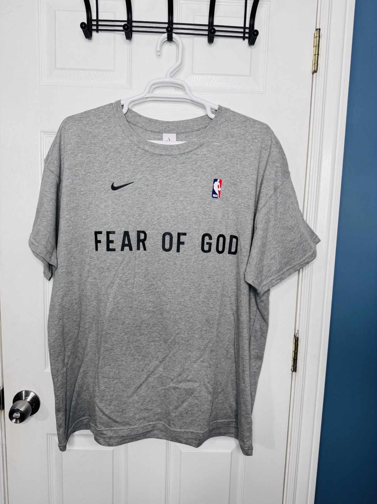 激レア【Nike×Fear of God】tシャツ 黒ブラック NBAロゴ XL Fear of God Nike NBA T-Shirt – Justin Reed