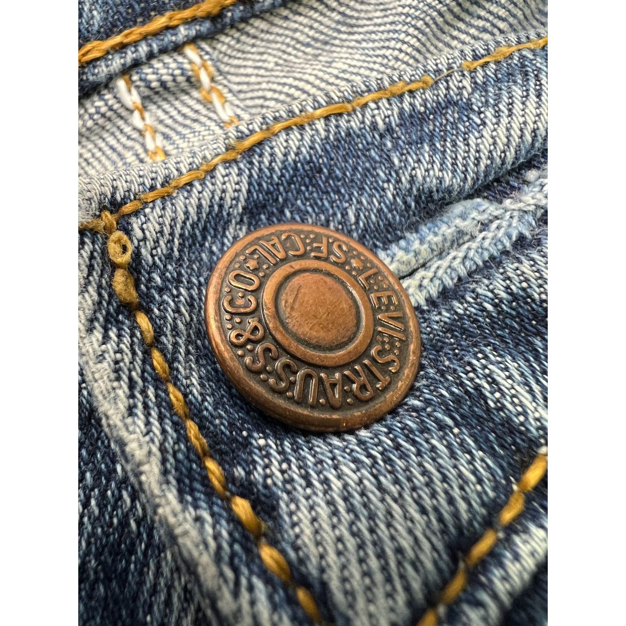 Levi's Vintage Clothing Levi’s Vintage Distressed Denim Jeans Pants (Y1048) Size US 34 / EU 50 - 7 Thumbnail